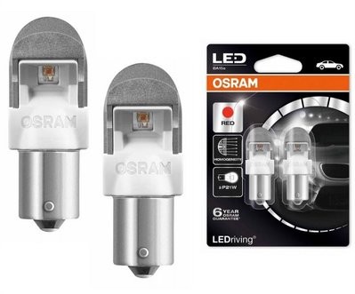 Osram 7556R-02B Лампа світлодіодна Osram LEDriving Premium SL P21W 12V BA15s (2 шт.) 55324237 фото