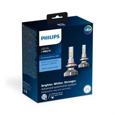 Philips 11005XUWX2 Лампи світлодіодні комплект Philips X-TremeUltinon LED HB3/4 12V 25W 6500K (2 шт.) 54603383 фото