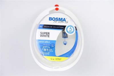 Bosma 3721 Лампа галогенна Bosma Super White 12В H1 55Вт 61603590 фото