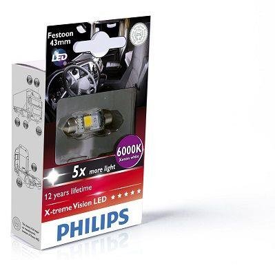 Philips 249466000KX1 Лампа світлодіодна Festoon 43 24V SV8,5 764453 фото