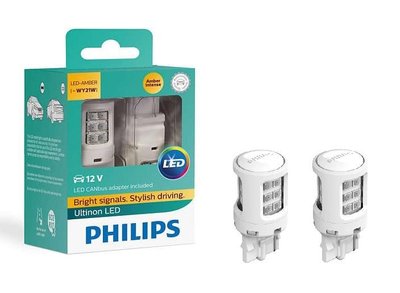Philips 11065ULAX2 Лампа світлодіодна Philips Ultinon LED T20 (W21W) 12V WX3x16d (2 шт.) 54603386 фото